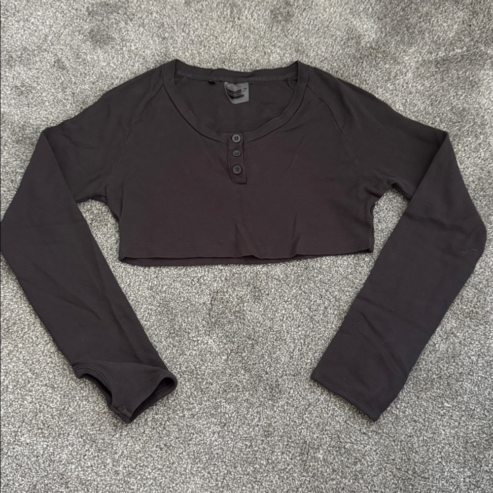 Gymshark Charcoal Gray Top